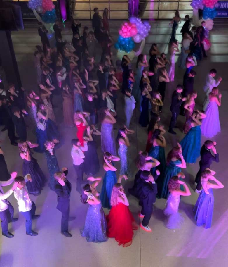 High school prom in Dallas featuring professional DJ entertainment by Great Music & Games